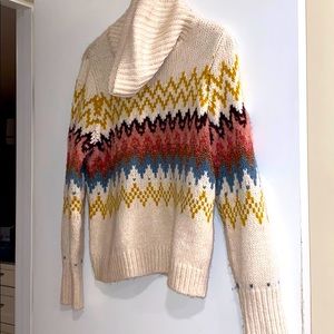 Turtleneck cropped sweater